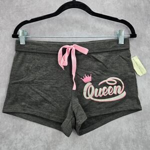 Bobbie Brooks Gray‎ Sleepwear Queen Stretch Comfy Pink Shorts S Small